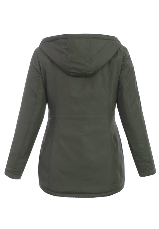 Damska Wiosenna Kurtka Marcjanna Khaki