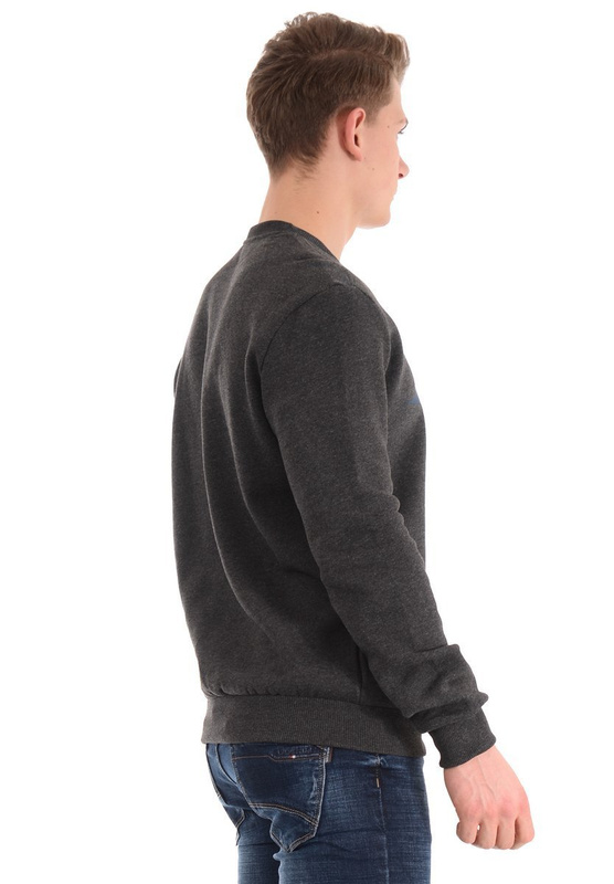 Męska Bluza Bez  Kaptura Szara