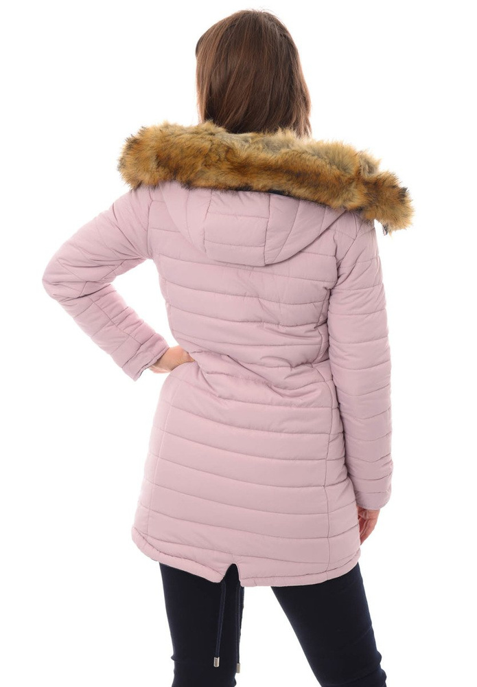 Damska Dwustronna Zimowa Kurtka Molly Granatowa