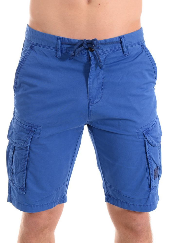 Męskie Spodenki Jeansowe Niebieskie