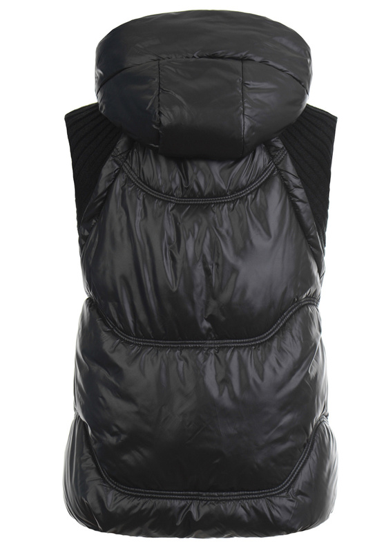 Damska Kamizelka Bezrękawnik Czarna
