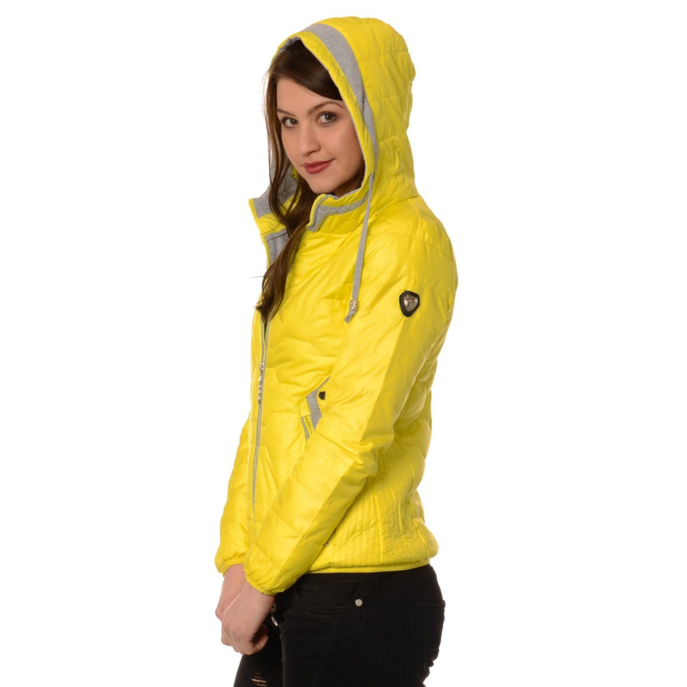 Damska Kurtka Ortalionowa Wiosenna - Jesienna Vittoria Limonkowa