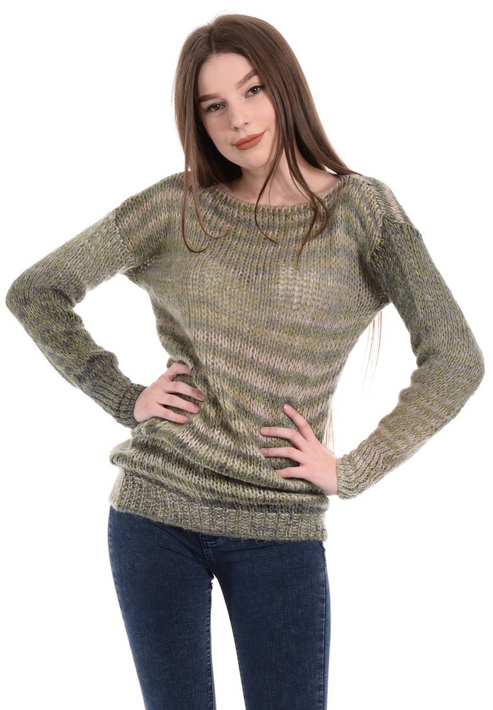 Damski Sweter Zielony