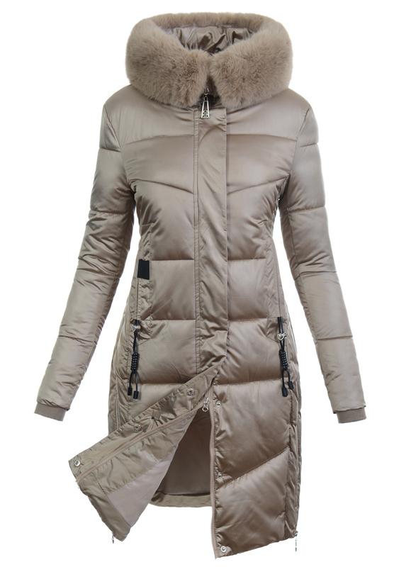 Damska Kurtka Zimowa Jolanta Cappuccino