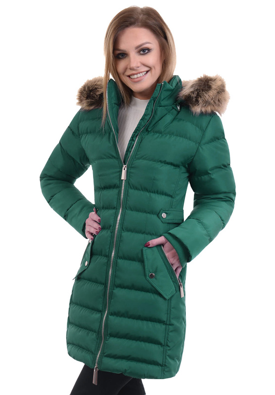 Damska Ortalionowa Kurtka Letycja Zielona
