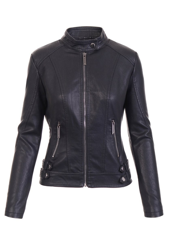 Damska Kurtka Ramoneska Elena Czarna