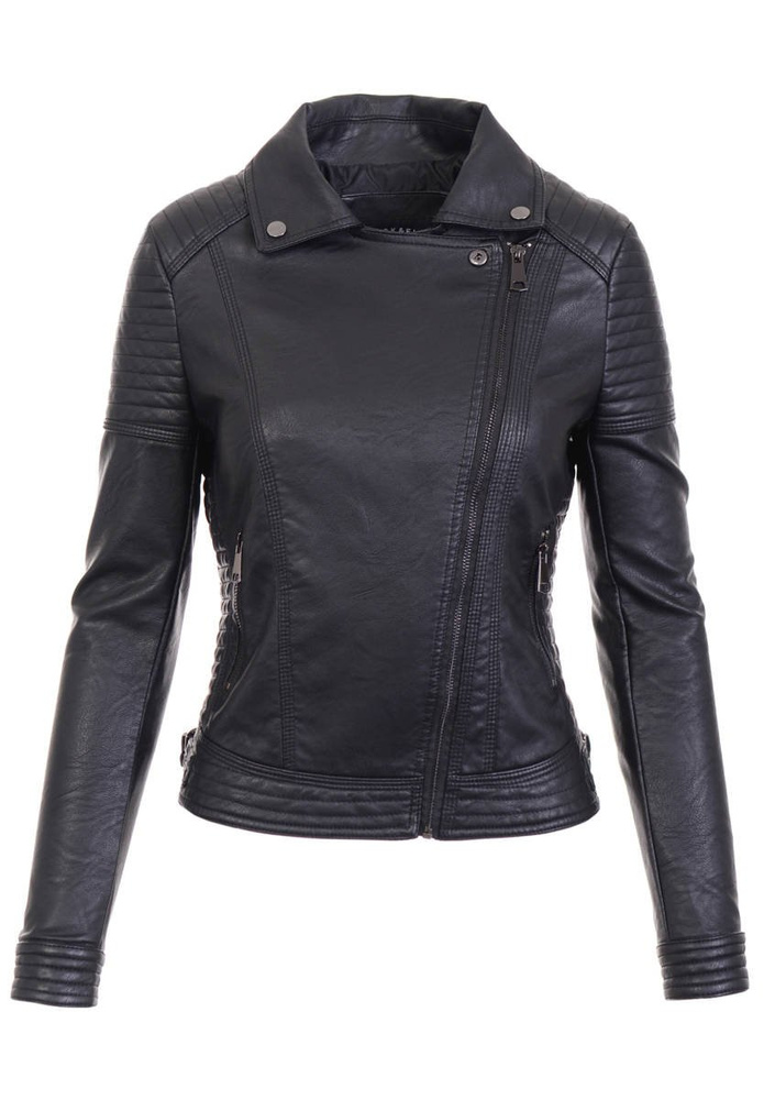 Damska Kurtka Ramoneska Jagna Czarna