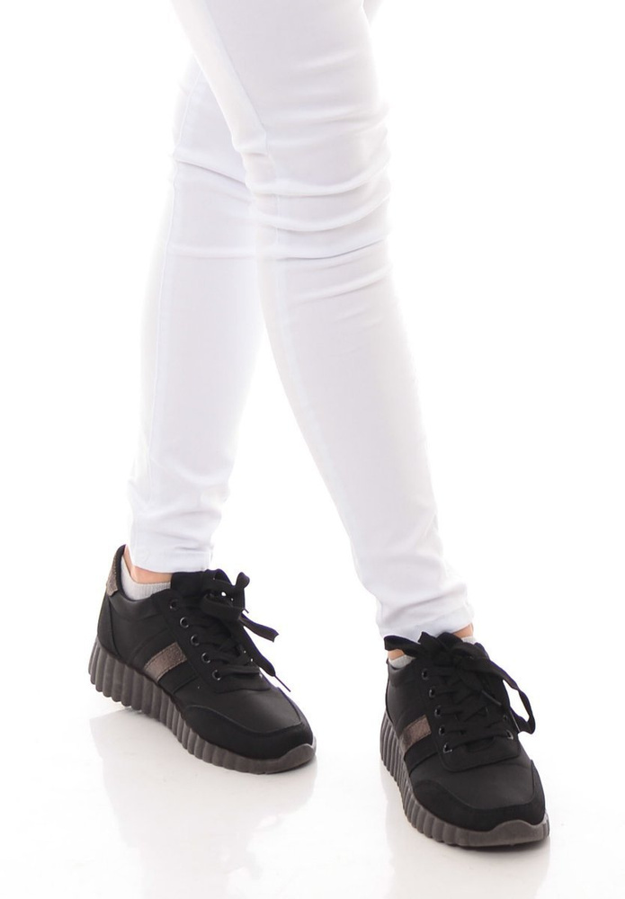 Damskie Sportowe Buty Czarne