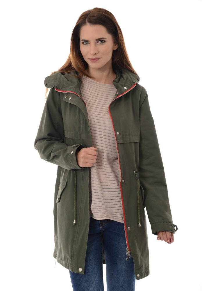 Damska Kurtka Parka Zimowa 2w1 Nataly Zielona