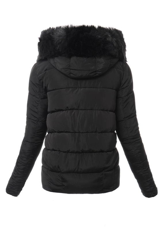 Damska Zimowa Kurtka Kinga Czarna