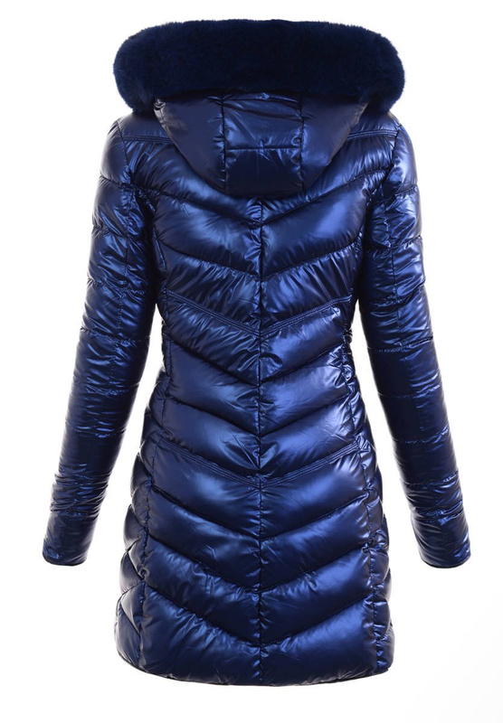 Damska Kurtka Ortalionowa Elena Granatowa