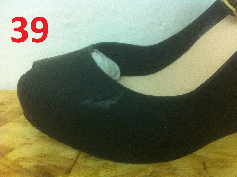 Gumowe Koturny Meliski Mat Czarne