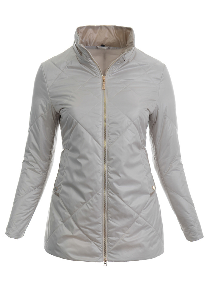 Damska Kurtka Przejściowa Wiosenna Oktawia Ecru
