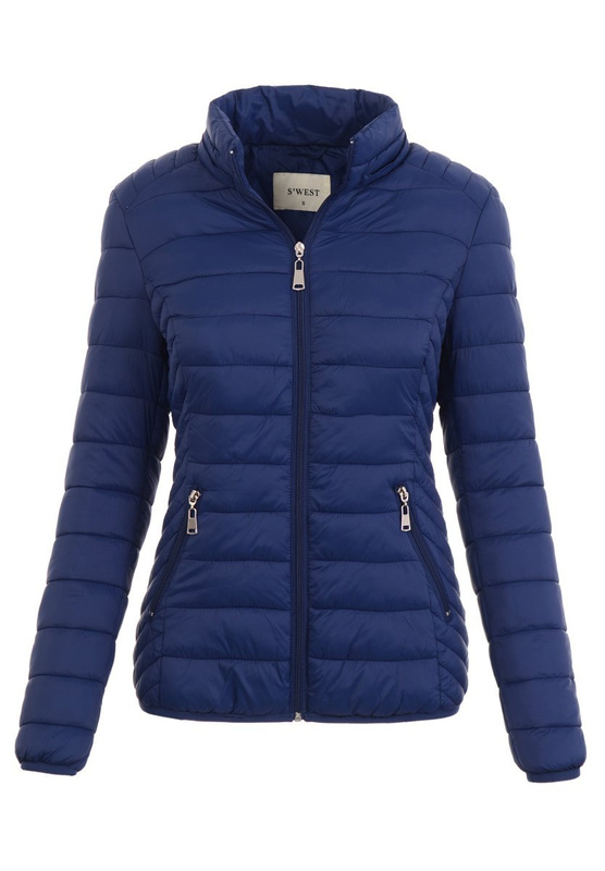 Damska Wiosenno- Jesienna Kurtka Celina Granatowa