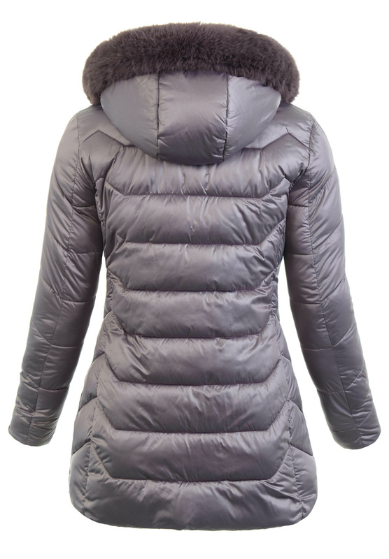 Damska Kurtka Ortalionowa Jagoda Fioletowa