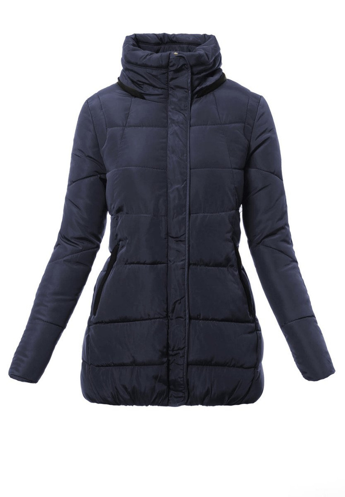 Damska Zimowa Kurtka Ortalionowa Renata Granatowa