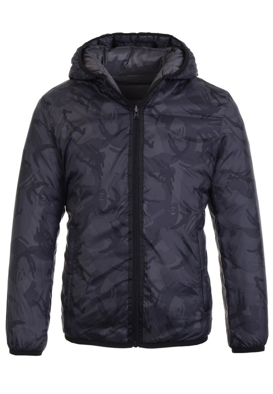 Męska Kurtka Wiosenna - Jesienna Ciemnoszara