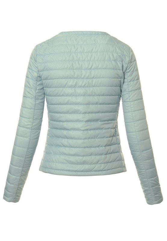 Damska Jesienna Wiosenna Kurtka Ortalionowa Błękitna