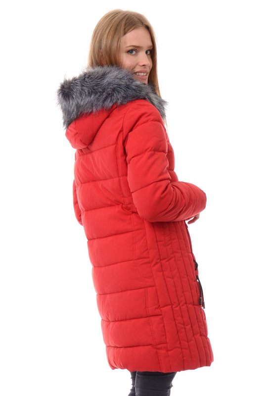 Kurtka Zimowa Karolina Czerwona