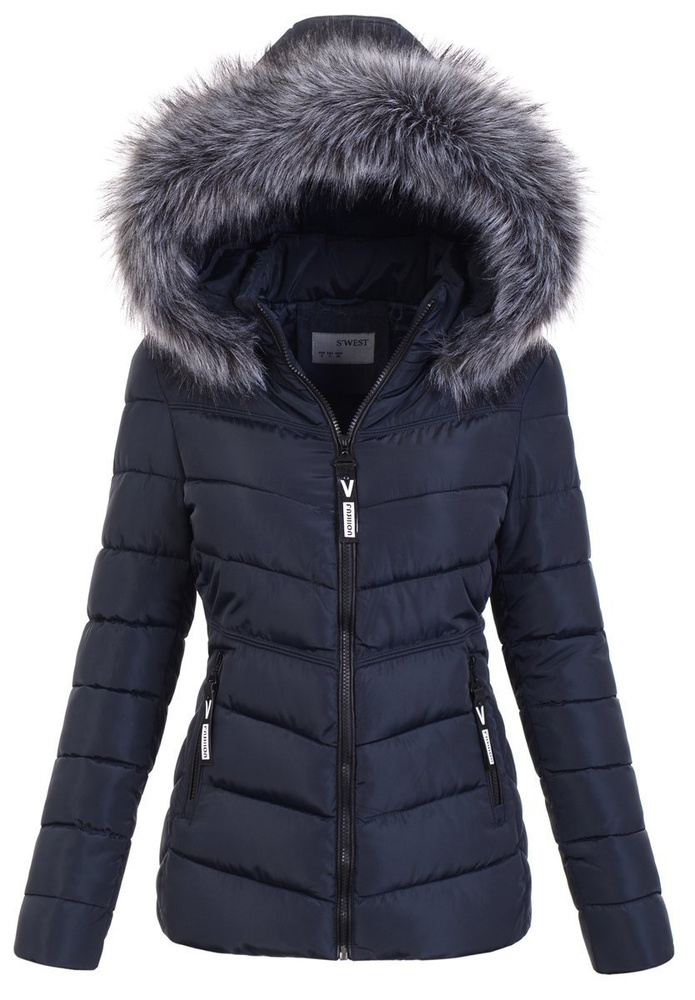 Damska Kurtka Zimowa Antonina Granatowa