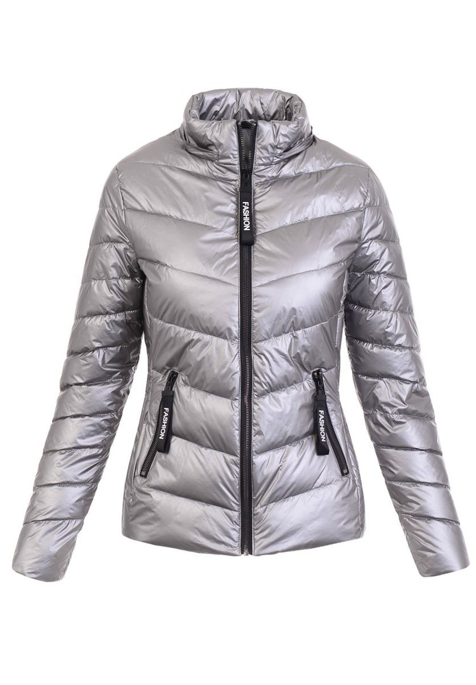 Damska Wiosenna Kurtka Hana Grafitowa