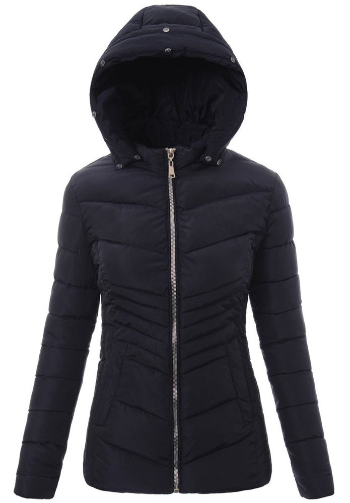 Damska Zimowa Kurtka Ortalionowa Granatowa