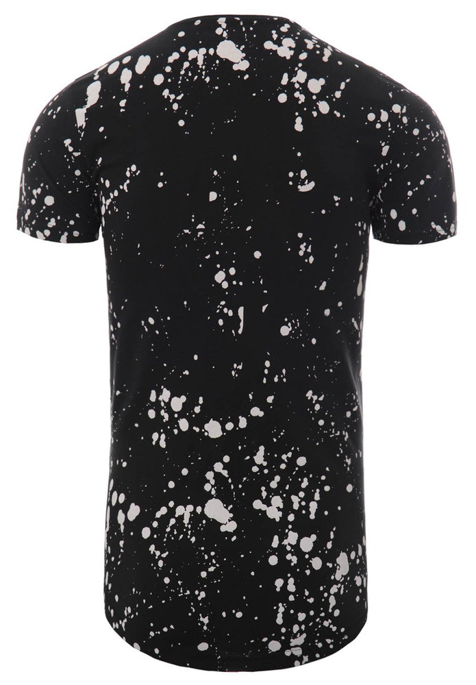 Męska Koszulka T-Shirt Nadruk Just Relax Czarna