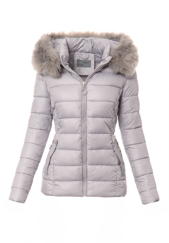 Kurtka Zimowa Jowita Szara