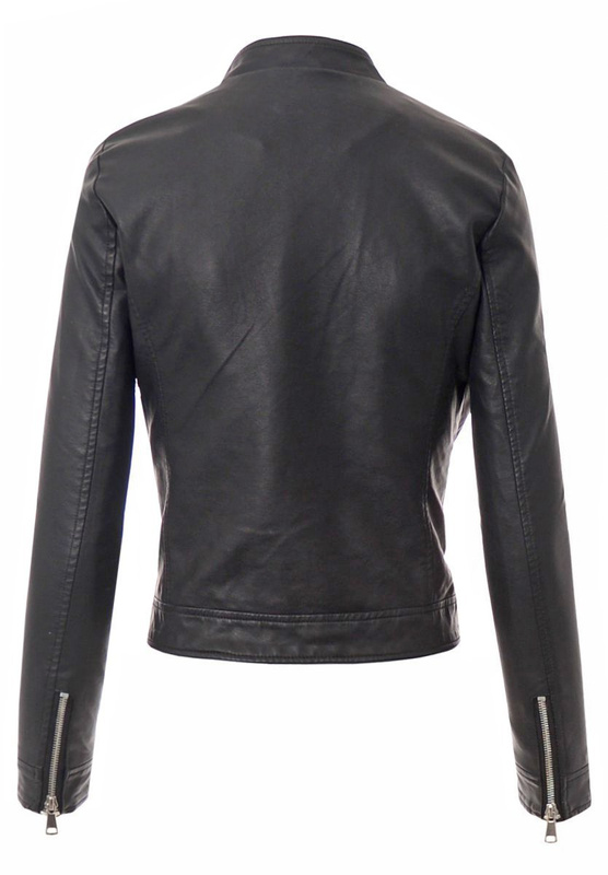 Damska Kurtka Ramoneska Czarna