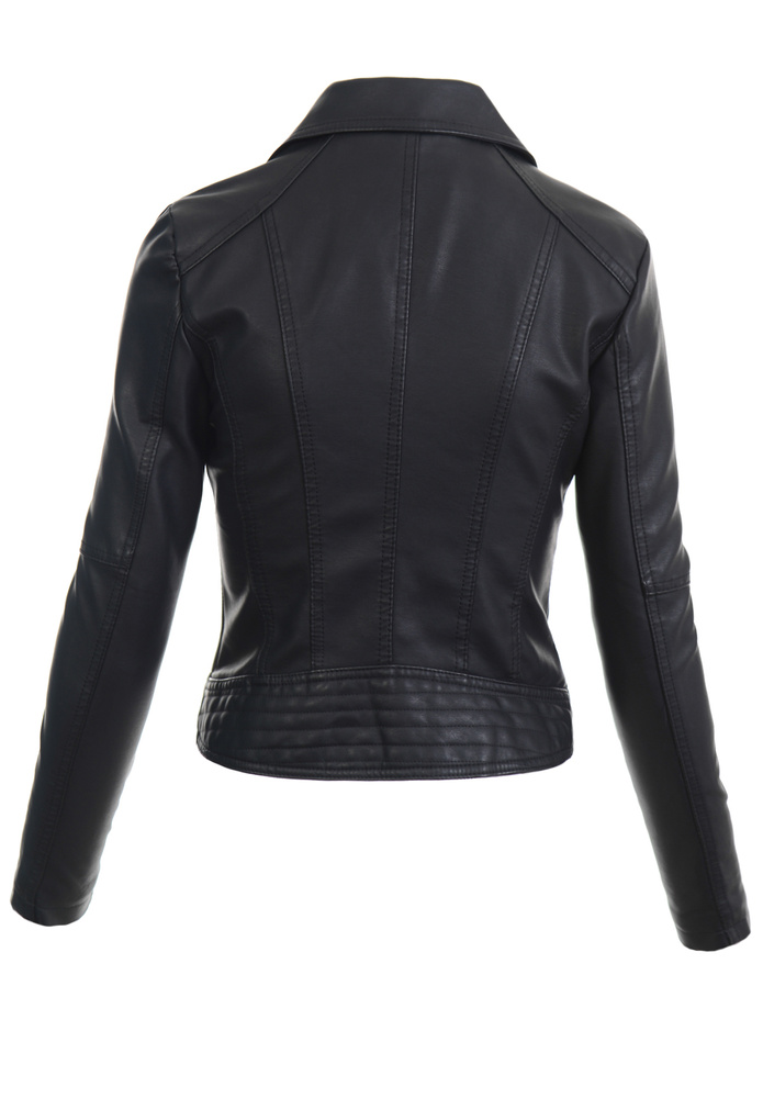 Damska Kurtka Ramoneska Franciszka Czarna