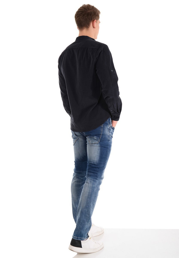 Męska Koszula Ciemno Szara