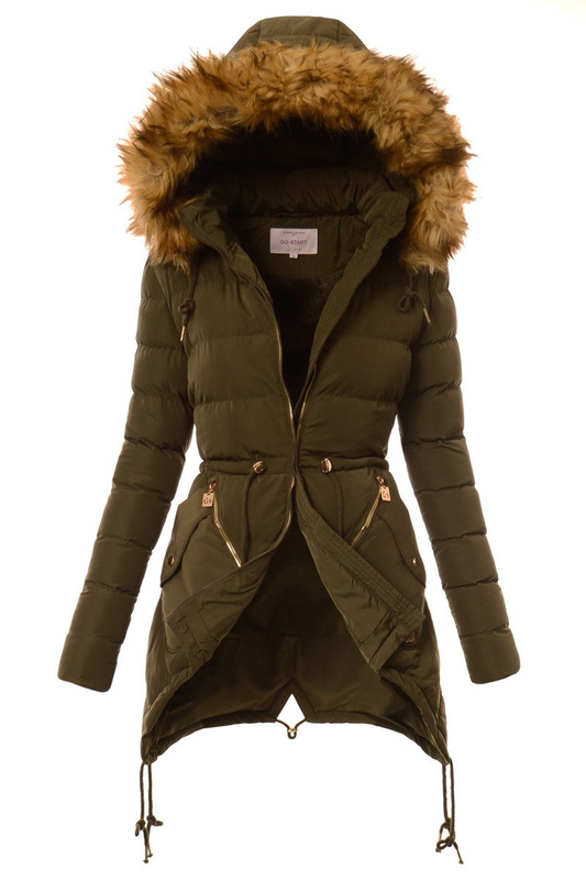 Damska Ortalionowa Kurtka Agnes Zielona