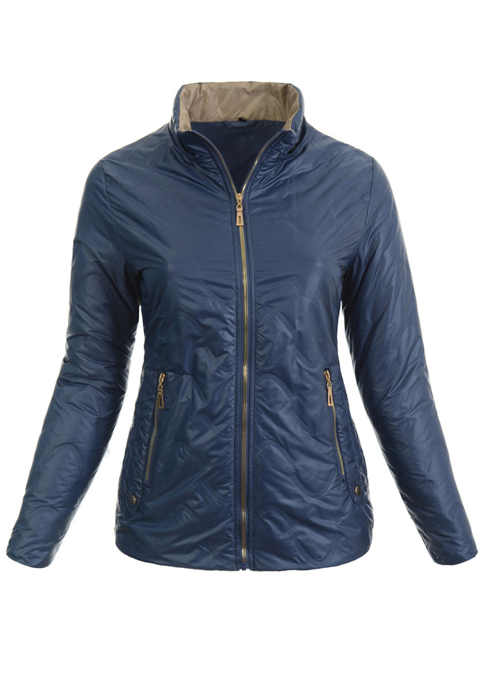 Damska Kurtka Przejściowa Wiosenna Pelagia Niebieska