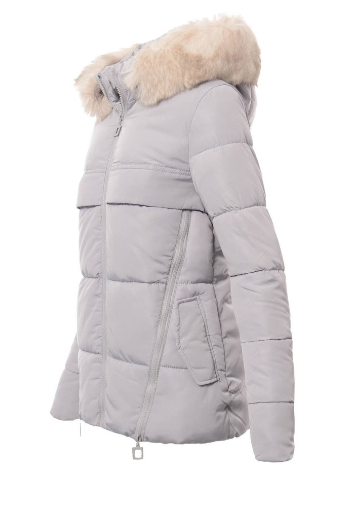 Damska Zimowa Kurtka Szara