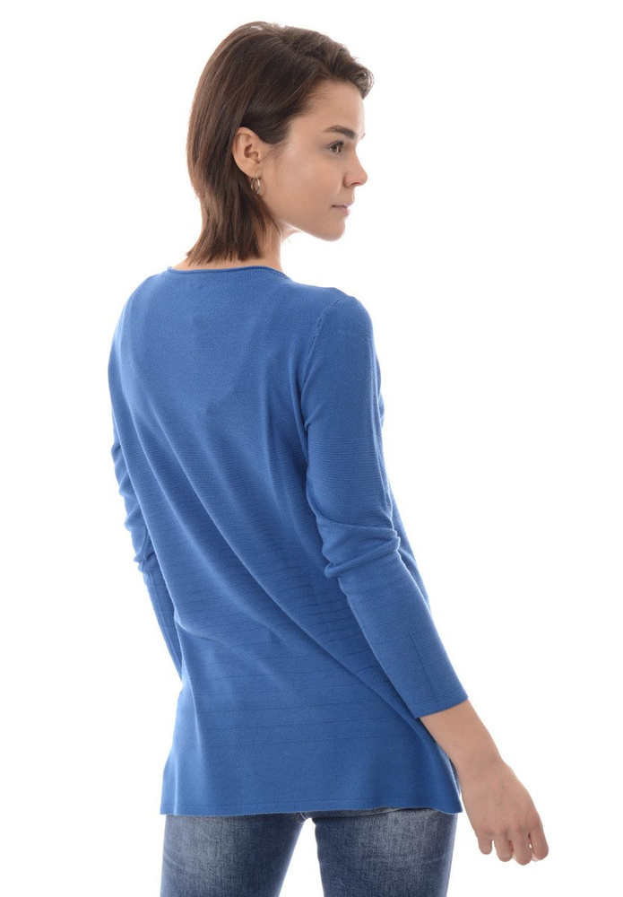 Damska Bluzka Sweterek Niebieski