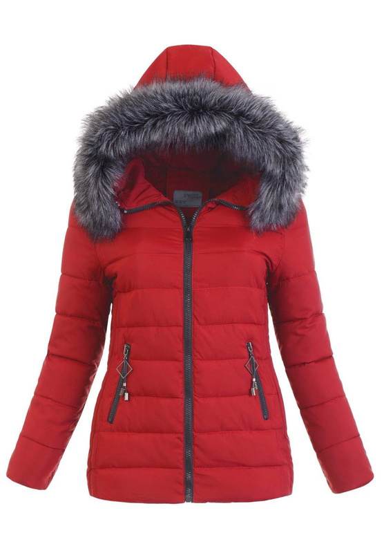 Kurtka Zimowa Ofelia Czerwona