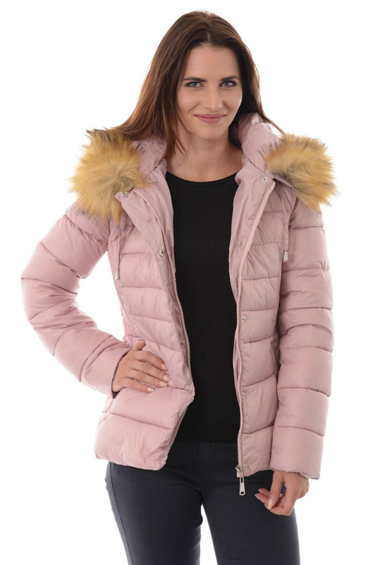 Damska Zimowa Kurtka Ortalionowa Honorata Różówa