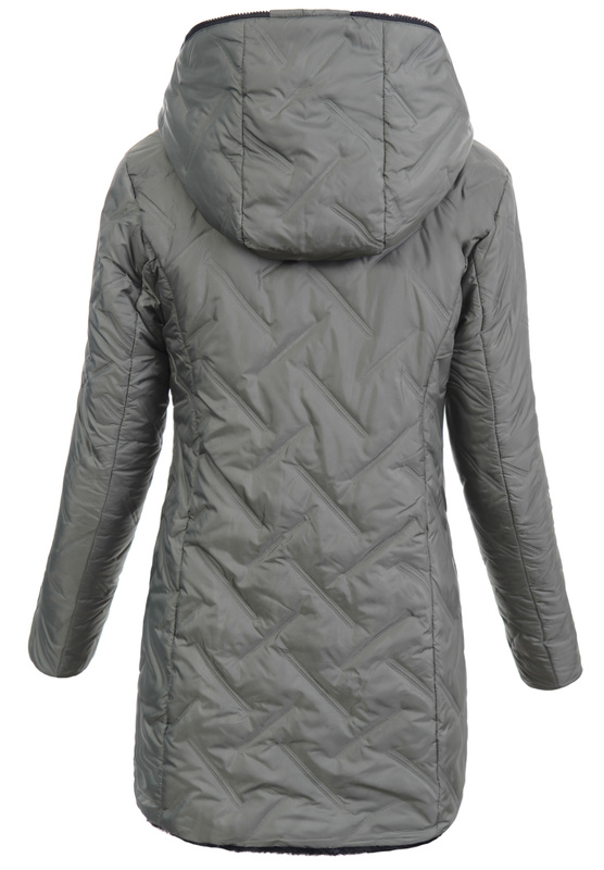 Damska Kurtka Dwustronna Zimowa Damiana Zielona