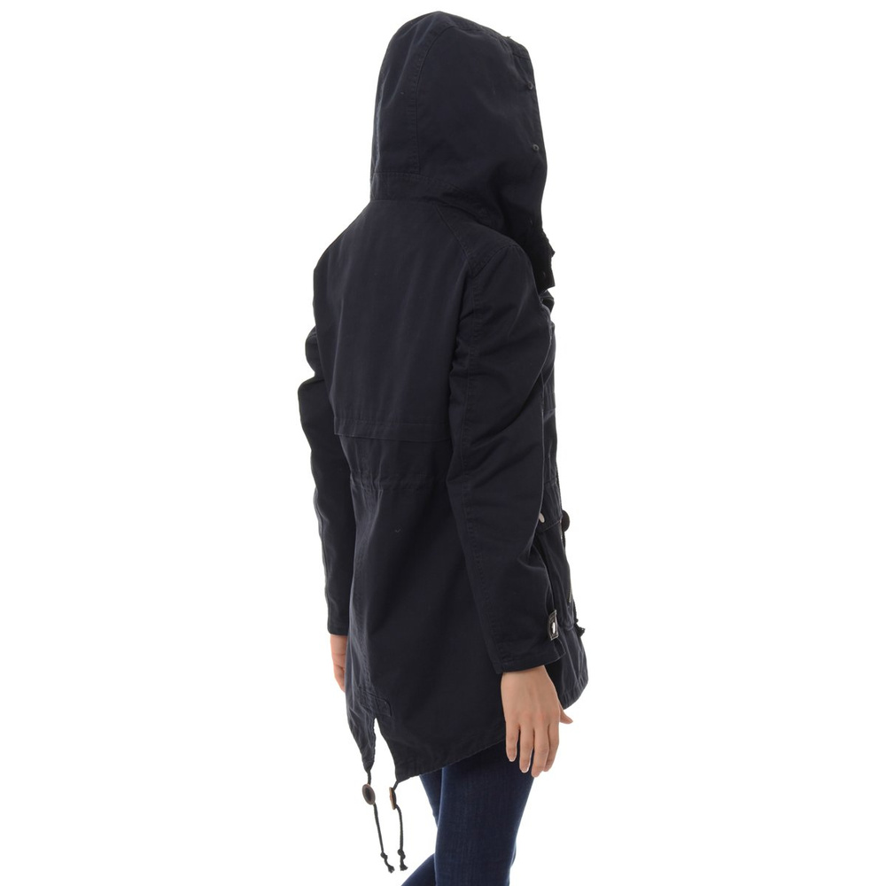 Damska Kurtka Parka Zimowa 2w1 Granatowa (489)