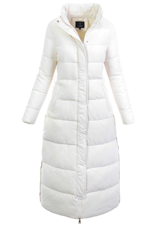 Damska Kurtka Ortalionowa Długa Lorena Ecru