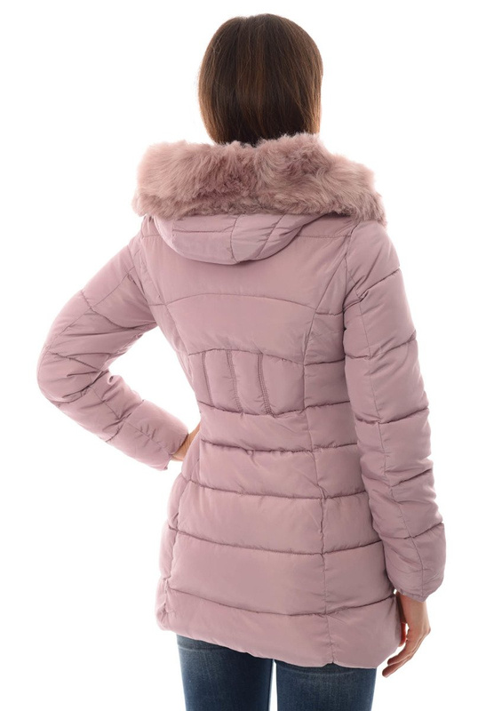 Damska Zimowa Kurtka Ortalionowa Ilona Różowa