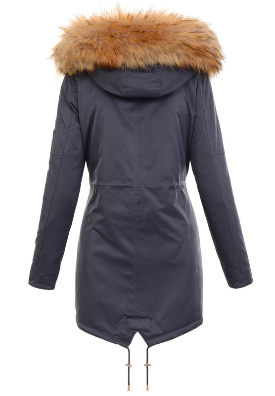 Parka Zimowa Pola Szara