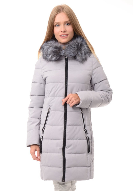Kurtka Zimowa Karolina Szara