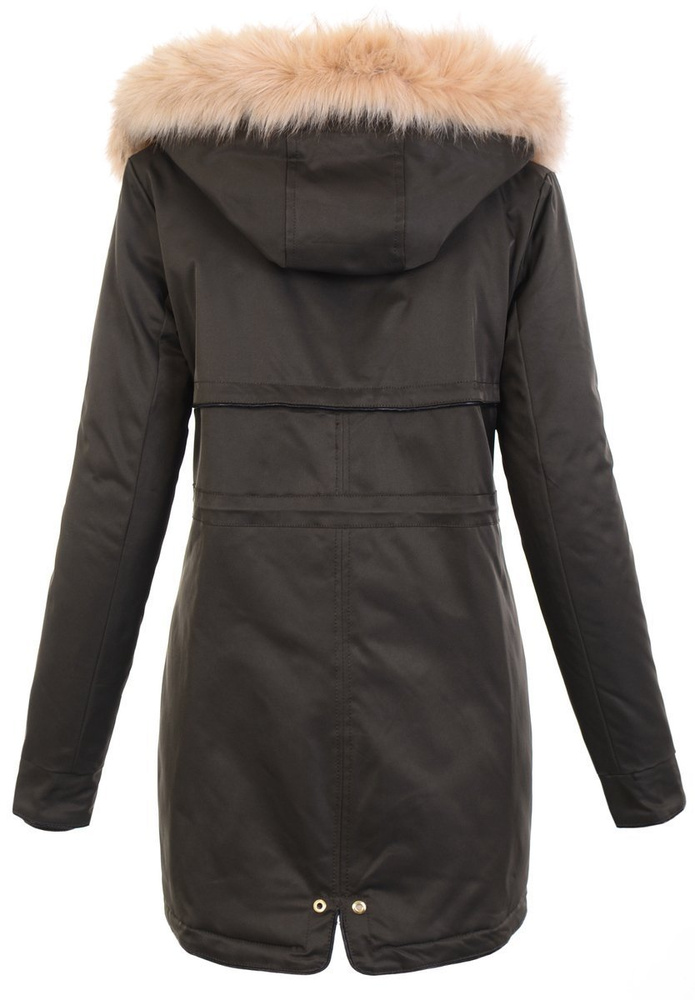 Damska Kurtka Parka Kinga Khaki