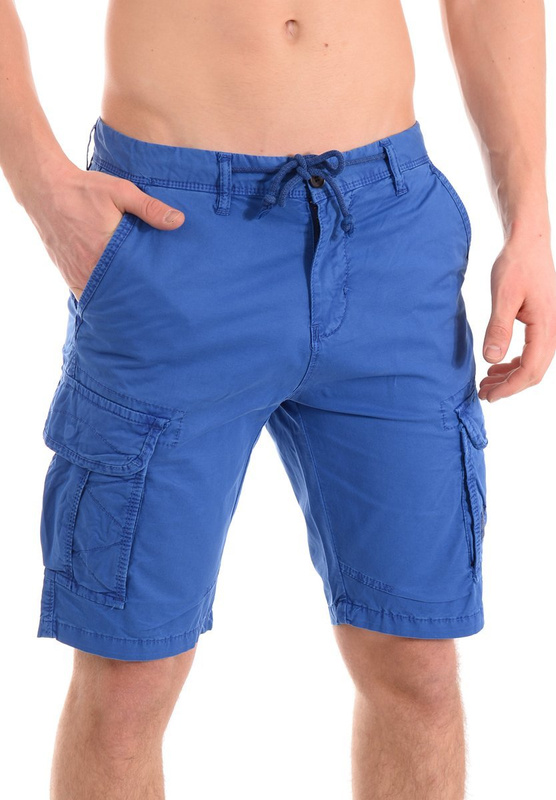 Męskie Spodenki Jeansowe Niebieskie