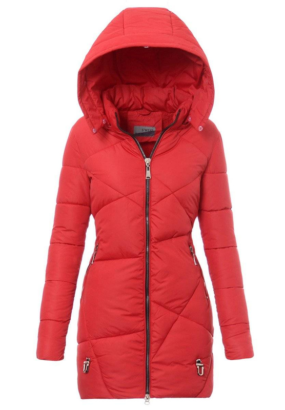 Kurtka Zimowa Czerwona