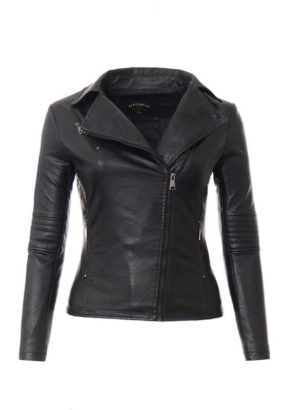 Damska Kurtka Ramoneska Aurelia Czarna