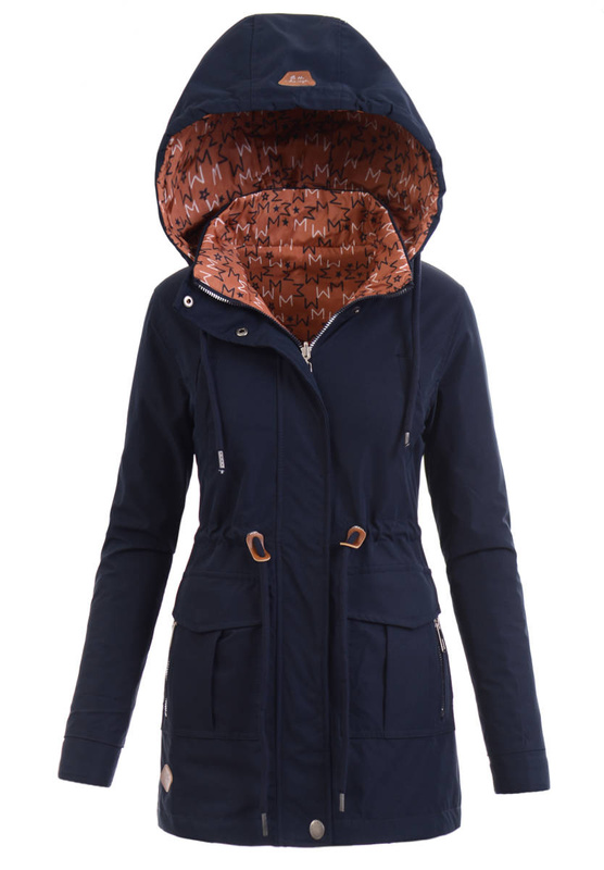 Kurtka Dwustronna Wiosenna Teresa Granatowa