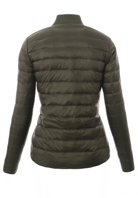 Damska Puchowa Wiosenna Kurtka Kornelia Zielona