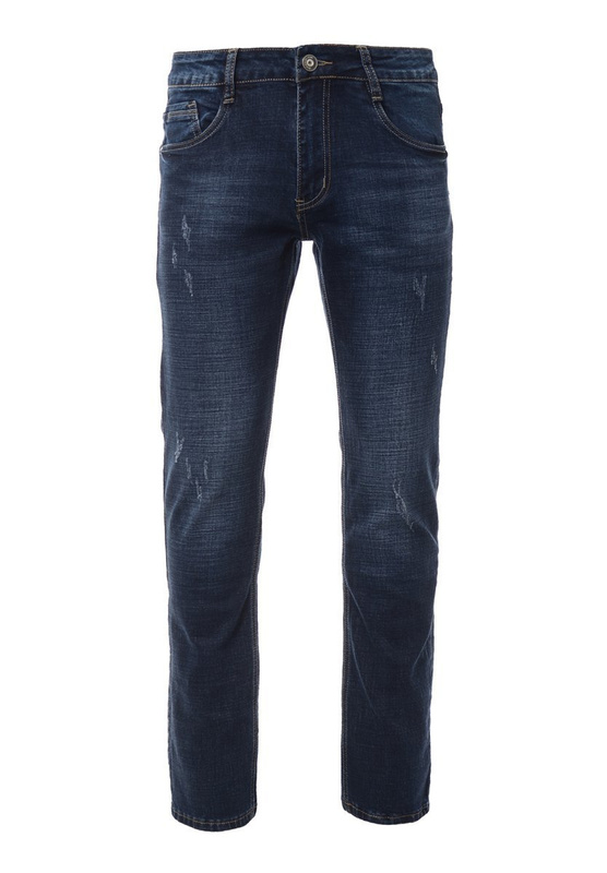 Męskie Spodnie Jeansowe Granatowe